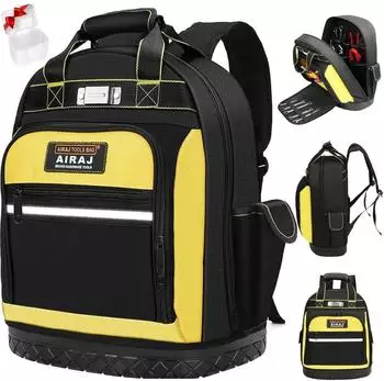 LuxusKollektion Werkzeugrucksack 43cm, 1680D Polyester, Gummiboden