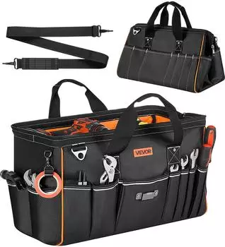 VEVOR Tool Bag 20 Inch Black