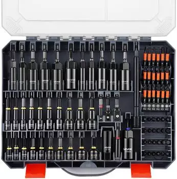 VEVOR Steckschl&uuml;sselsatz 80-teilig magnetisch SAE & metrisch