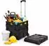 BigDean Werkzeugtrolley klappbar, bis 35kg, Teleskopgriff