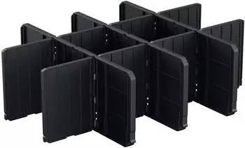 Bosch L-BOXX Contractor Drawer 140 Trennwandset, schwarz (1600A03W7T)