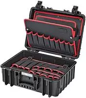 Knipex 00 21 35 LE, Knipex Werkzeugkoffer "Robust" 00 21 35 LE (staub-, luft- und