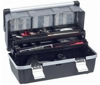 allit Werkzeugkoffer McPlus Alu >C< 22, PP, rot/schwarz