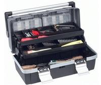 allit 457021, allit Werkzeugkoffer McPlus Alu >C< 22, PP, rot/schwarz aus