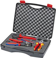 Knipex Werkzeugkoffer 97 91 01, f&uuml;r Photovoltaik, 4-teilig, im Kunststoff