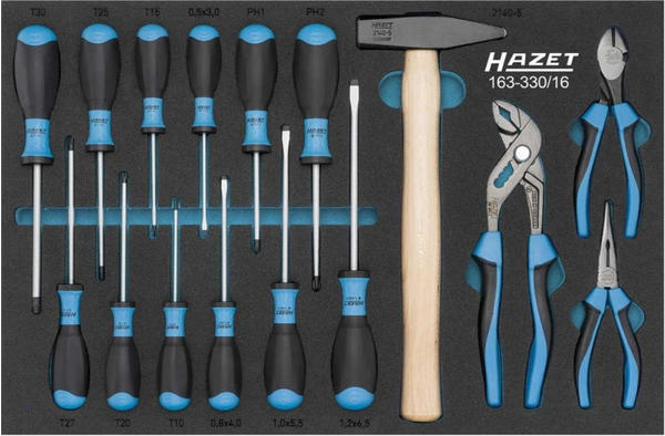 Hazet Werkzeug-Sortiment (163-330/16) Erfahrungen 5/5 Sternen