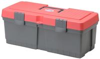 H&uuml;nersdorff 663200, H&uuml;nersdorff Werkzeugkoffer ALPHA MAXI aus PP grau/rot