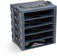 Bosch Sortimo i-Rack 5 Fach in Anthrazit f&uuml;r Werkzeugkoffer | Innovatives