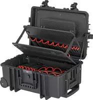 Knipex Werkzeugkoffer Robust45 Move, 00 21 37 LE, leer, Kunststoff Klapptrolley