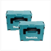 Makita - 2x Kunststoff Werkzeug Koffer Makpac 2 - Ohne Einlage