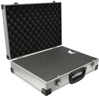 PeakTech Transportkoffer P 7270, aus Aluminium, mit Schaumstoff, wetterfest, 50 x 12