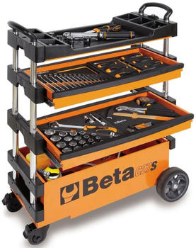 Beta Tools Beta Collapsible Tool Trolley C27S-O Orange Steel 027000201