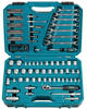 Makita Werkzeugkoffer E-06616, Werkzeug-Set, 120-teilig, im Klappkoffer