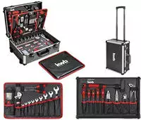 kwb 370680, kwb Werkzeugkoffer (175 Teile) (370680) Schwarz/Rot