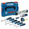 Bosch Werkzeugkoffer Handwerkzeug-Set 0615990N2R, 19-teilig, in L-BOXX 102