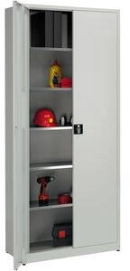Mauser Werkzeugschrank MKST3/22STG aus Metall 5 Böden lichtgrau 95 x 220 x 42cm