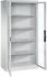 C+P Werkzeugschrank 8921-055 aus Metall Sichtfenster 4 Böden lichtgrau 93 x 195 x 50cm
