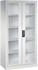 C+P Werkzeugschrank 8921-055 aus Metall Sichtfenster 4 Böden lichtgrau 93 x 195 x 50cm
