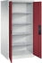 C+P Werkzeugschrank 8924-052 aus Metall Schwerlastschrank 4 Böden grau 93 x 195 x 80cm