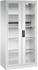 C+P Akkuladeschrank Basic mit Sichtfenster aus Acrylglas H 1950 x B 930 x T 500 mm Lichtgrau