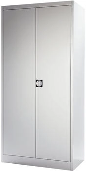 Mauser Werkzeugschrank MKSTS6/19STG aus Metall Schwerlastschrank 4 Böden grau 95 x 195 x 60cm
