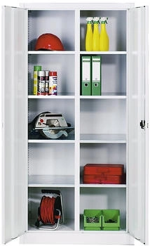 C+P CP-Möbel Werkzeugschrank 8921-311 aus Metall 8 Böden lichtgrau 93 x 195 x 50cm