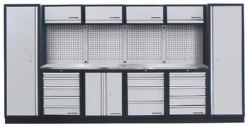Kraftwerk MOBILIO 6er Komplett Kombi mit Lochwand Edelstahl 430