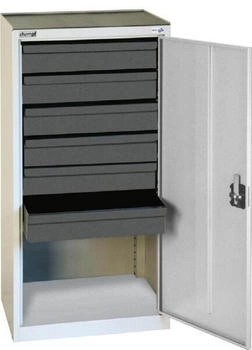 stumpf Werkzeugschrank 6 Schubladen 1000x500x500mm grau