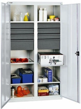 stumpf Werkzeugschrank 6FB, 6SL100 1800x1000x500 mm grau