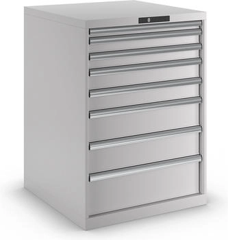 Lista Schubladenschrank grau H1000 8 Schubladen