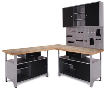 Ondis Werkstatt Set Ecklösung Classic One 85 cm anthrazit