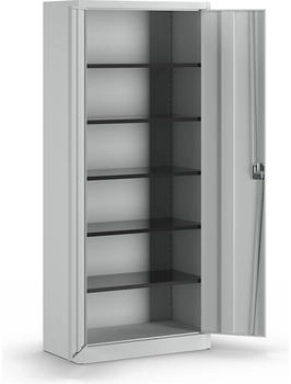 Mauser Universalschrank extrahoch HxBxT 2200 x 950 x 500 mm lichtgrau