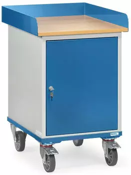 Fetra Rollschrank mit Arbeitsplatte 2445 mit Umrandung