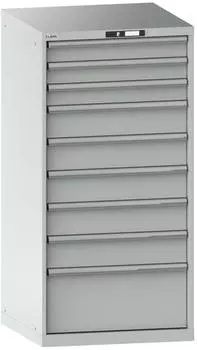 Lista Schubladenschrank 36x36E (BxTxH) 717x725x1450mm KEY Lock R7035