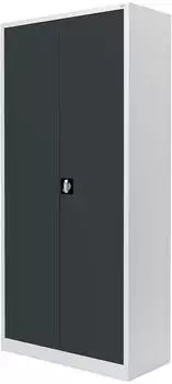 STIER Universalschrank mit 4 Fachböden 1800x800x380mm anthrazitgrau verschweißt