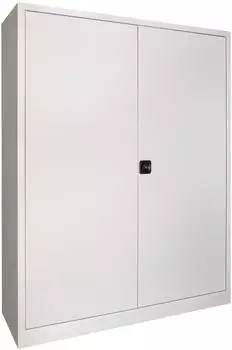 STIER Flügeltürenschrank 1950x1500x600 mm 4 Böden verzinkt RAL 7035