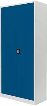 STIER Universalschrank mit 4 Fachböden 1950x920x420mm enzianblau