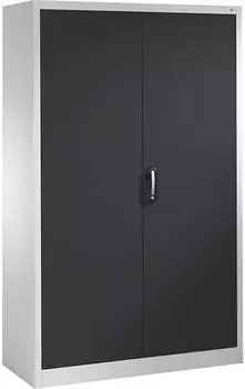 C+P ACURADO Universalschrank BxT 1200 x 500 mm lichtgrau / schwarzgrau
