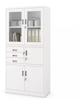 Jan Nowak FILIP Aktenschrank Metall mit Tresor, 90x185x40cm (C018S)