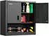 VEVOR Wandschrank Metall, 76,2x31x76,2cm, abschließbare Tür, 163,3kg Tragkraft (WC3030A)