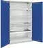 stumpf Umweltschrank BP-4 mit Türlochung 1800x1000x500mm 4 Wannenböden lichtgrau/enzianblau (7598074)