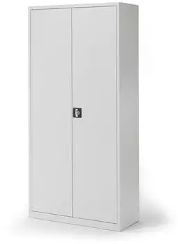 Soennecken Fl&uuml;gelt&uuml;renschrank 5 OH, abschlie&szlig;bar, lichtgrau, 92x195x42cm (820206081)