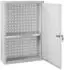 ADB WALLEX Werkzeug-Wandschrank 1-türig, 1 Fachboden, Lichtgrau (RAL 7035) (52595)