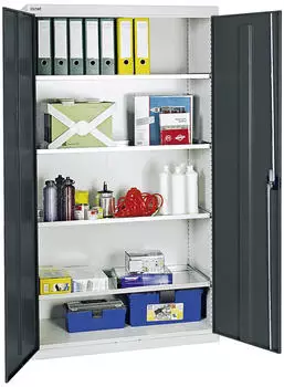 stumpf Werkzeug- und Materialschrank 3000, RAL 7035/7016, 4 Wannen (3008071)