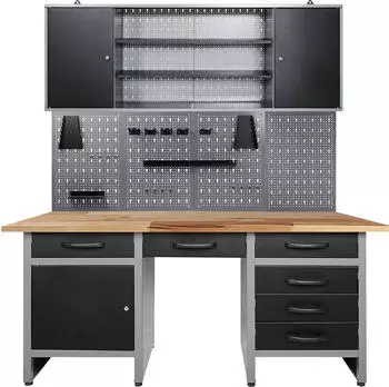 Ondis Harry Werkstatt-Set Metall h&ouml;henverstellbar anthrazit/grau/schwarz (61005934-0)