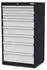 Simplaflex Werkzeugschrank 8 Schubladen, 700x575x1220mm, RAL 7016/7035