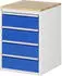 Rau Schubladenschrank Buche-Top 4 Schubladen 180mm (580x650x825mm)
