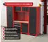 Feistos Juno 14 Werkstattschrank mit Lochwand, Metall, 264x46x198cm (304014)
