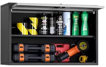 VEVOR H&auml;ngeschrank Metall 770x305x500mm mit Klappt&uuml;r (WC3020)