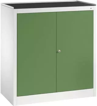 C+P Werkzeugschrank Serie 89 2 B&ouml;den Schublade Dreht&uuml;ren resedagr&uuml;n/lichtgrau (882100S10041)